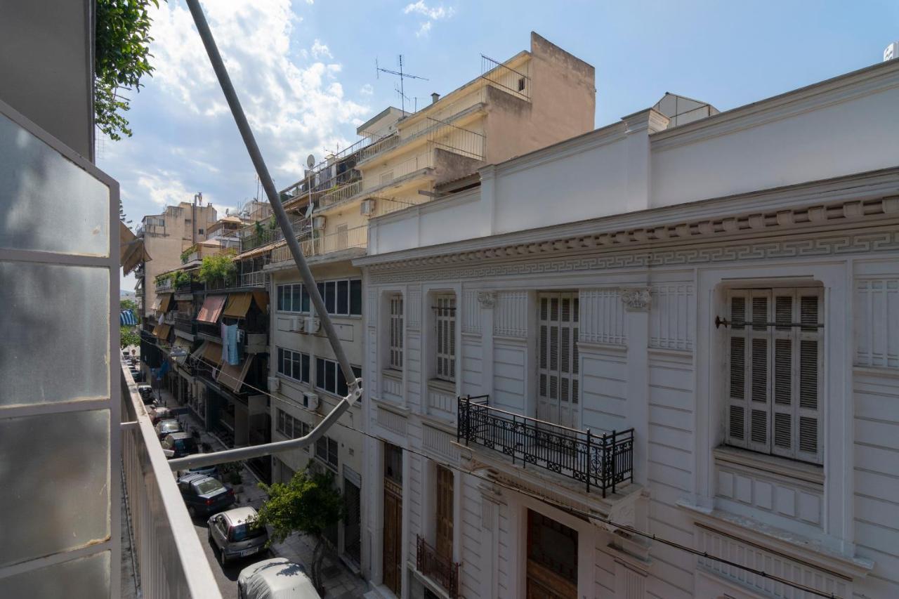 Modern 2Bd Apt In Athens , 3-Min Metro Exterior foto